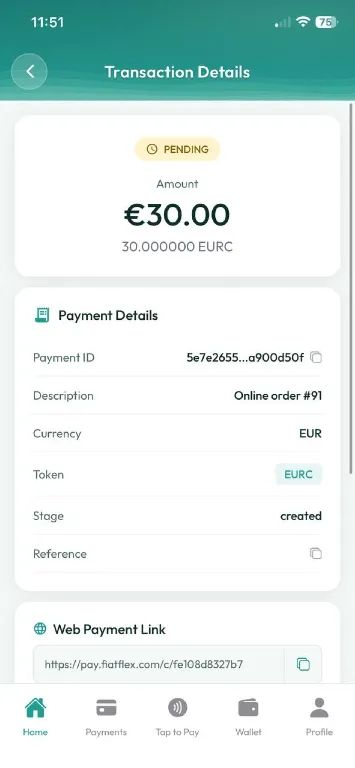The full record behind each payment